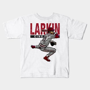 Barry Larkin Cincinnati Sketch Kids T-Shirt